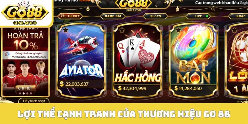 Lợi thế cạnh tranh của thương hiệu GO 88