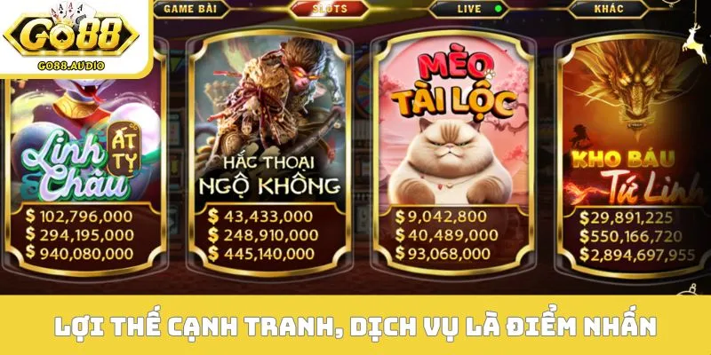 Lợi thế cạnh tranh, dịch vụ là điểm nhấn